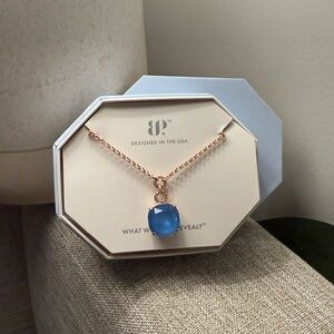 Elegant Blue Pendant Necklace